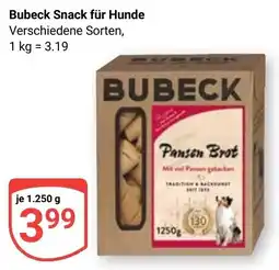 Globus Bubeck Snack für Hunde Angebot