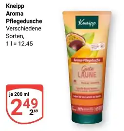 Globus Kneipp Aroma Pflegedusche Angebot