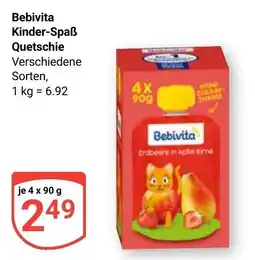 Globus Bebivita Kinder-Spaß Quetschie Angebot