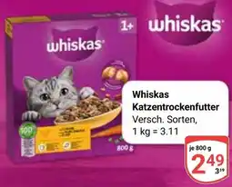 Globus Whiskas Katzentrockenfutter Angebot