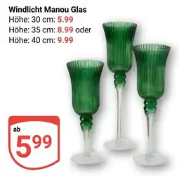 Globus Windlicht Manou Glas Angebot