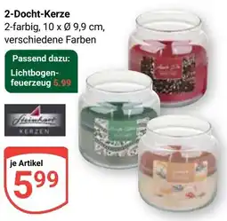 Globus 2-Docht-Kerze Angebot