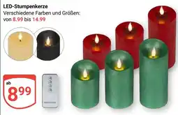 Globus LED-Stumpenkerze Angebot