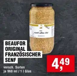 Handelshof BEAUFOR ORIGINAL FRANZÖSISCHER SENF Angebot