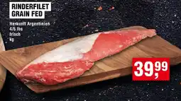 Handelshof RINDERFILET GRAIN FED Angebot
