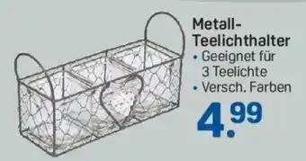 Rossmann Metall Teelichthalter Angebot