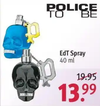 Rossmann Police to be EdT Spray 40ml Angebot