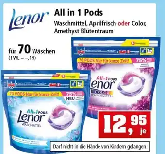 Thomas Philipps Lenor All in 1 Pods Angebot