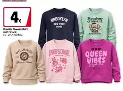 Woolworth Kinder Sweatshirt mit Druck Angebot