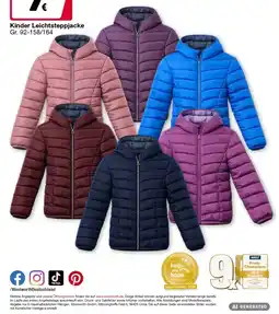 Woolworth Kinder Leichtsteppjacke Angebot