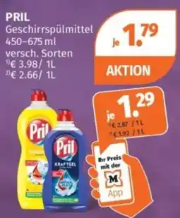 Müller Pril Geschirrspülmittel Angebot