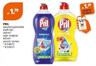 PRIL Geschirrspülmittel Kraft-Gel