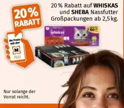 Müller WHISKAS und SHEBA Nassfutter Angebot