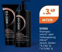 Müller SYOSS Shampoo oder Tiefenspülung Angebot