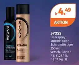 Müller SYOSS Haarspray Angebot