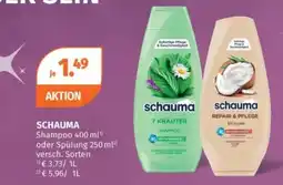 Müller SCHAUMA Shampoo 400 ml[1] oder Spülung 250 ml[2] Angebot