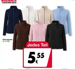 Woolworth Fleecejacke Angebot