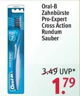 Rossmann Oral-B Zahnbürste Pro Expert Cross Action Rundum Sauber Angebot