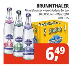 Hörl Getränke Brunnthaleral Mineralwasser Angebot