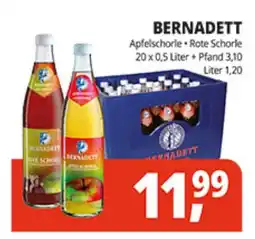 Hörl Getränke BERNADETT Apfelschorle • Rote Schorle Angebot