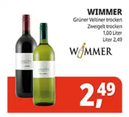 Hörl Getränke WIMMER Grüner Veltiner trocken Zweigelt trocken Angebot
