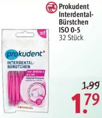 Rossmann Prokudent Interdental Bürstchen ISO 0-5, 32 Stück Angebot