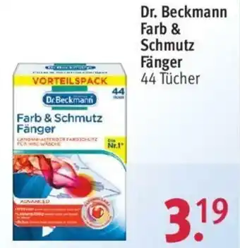 Rossmann Dr. Beckmann Farb & Schmutzfangtücher 44 Tücher Angebot