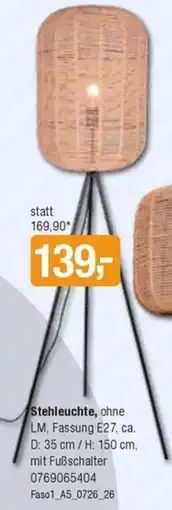 Opti Wohnwelt Stehleuchte Angebot