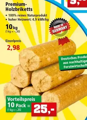 Thomas Philipps Premium Holzbriketts 10kg Angebot
