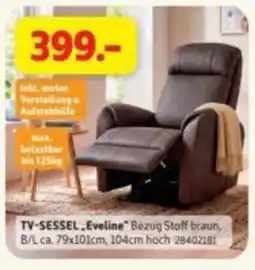 SCONTO TV-SESSEL_Eveline* Bezug Stoff braun Angebot