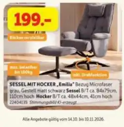 SCONTO SESEL MIT HOCKER „Emilia“ Angebot