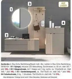 Opti Wohnwelt Garderobe Angebot