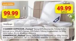 SCONTO Heidelberger 3-KAMMER-KOPFKISSEN „Finnland“ Angebot