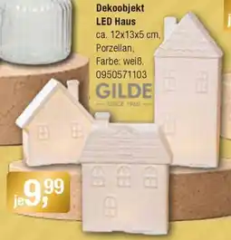 Opti Wohnwelt Dekoobjekt LED Haus Angebot