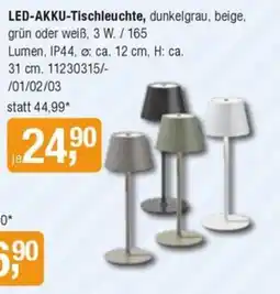 Opti Wohnwelt LED-AKKU-Tischleuchte Angebot