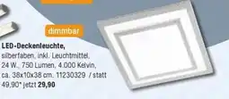 Opti Wohnwelt LED-Deckenleuchte, silberfaben Angebot