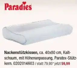 Opti Wohnwelt Paradies Nackenstützkissen Angebot