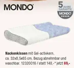 Opti Wohnwelt MONDO Nackenkissen mit Gel-aktivkern Angebot