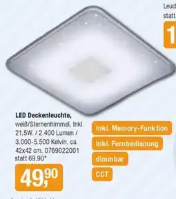 Opti Wohnwelt LED Deckenleuchte, weiß/Sternenhimmel Angebot