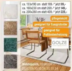 Opti Wohnwelt Webteppich, GOLZE Angebot