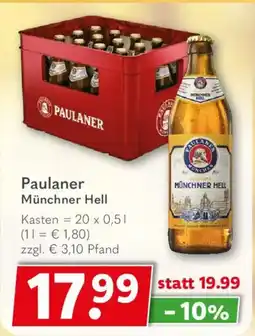 Getränkeland Paulaner Münchner Hell Angebot