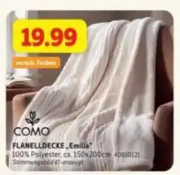 SCONTO COMO FLANELLDECKE _Emilia_ Angebot