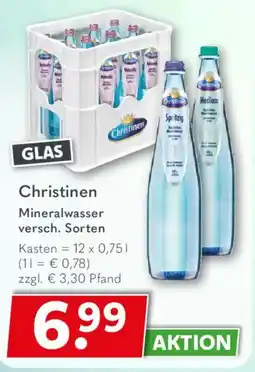 Getränkeland Christinen Mineralwasser Angebot