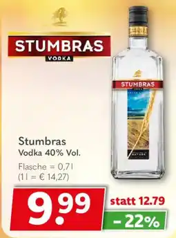 Getränkeland Stumbras Vodka Angebot