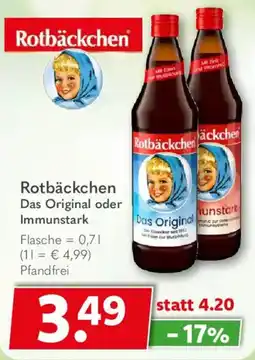 Getränkeland Rotbäckchen Angebot