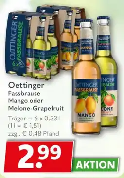 Getränkeland Oettinger Fassbrause Mango Angebot