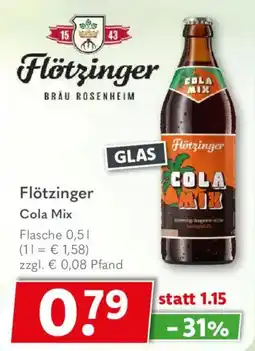Getränkeland Flötzinger Cola Mix Angebot