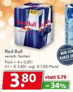 Getränkeland Red Bull Angebot