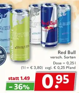 Getränkeland Red Bull Angebot