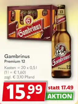 Getränkeland Gambrinus Premium 12 Angebot